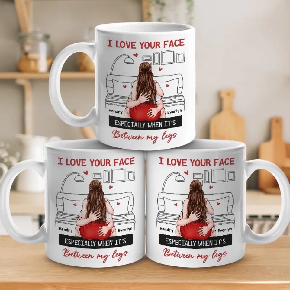T'aimer, c'est comme respirer, c'est sans effort - Tasse personnalisée pour couple - Cadeau pour mari et femme, anniversaire