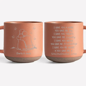 Tu m'as donné un amour inconditionnel - Mug personnalisé en céramique - Cadeau de condoléances pour les propriétaires et les amoureux des animaux