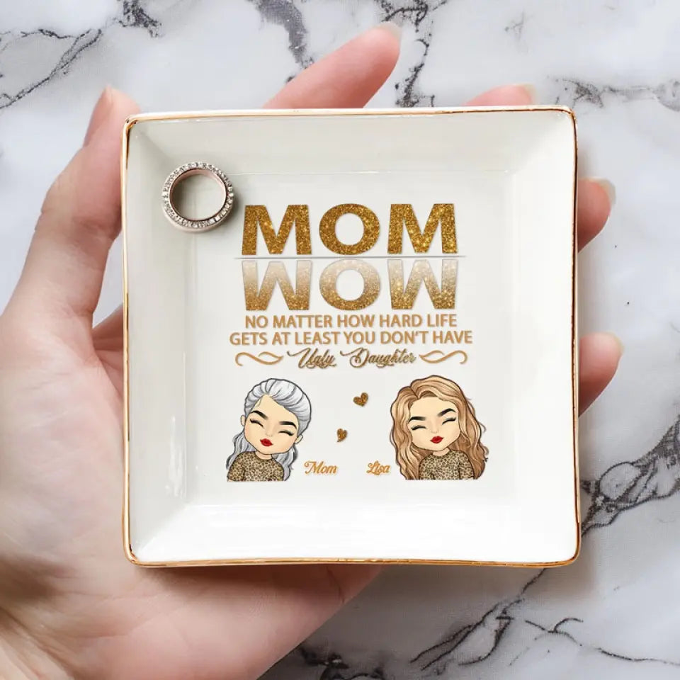 L'amour mère-fille est éternel - Coffret à bijoux personnalisé pour la famille - Cadeau pour maman et fille
