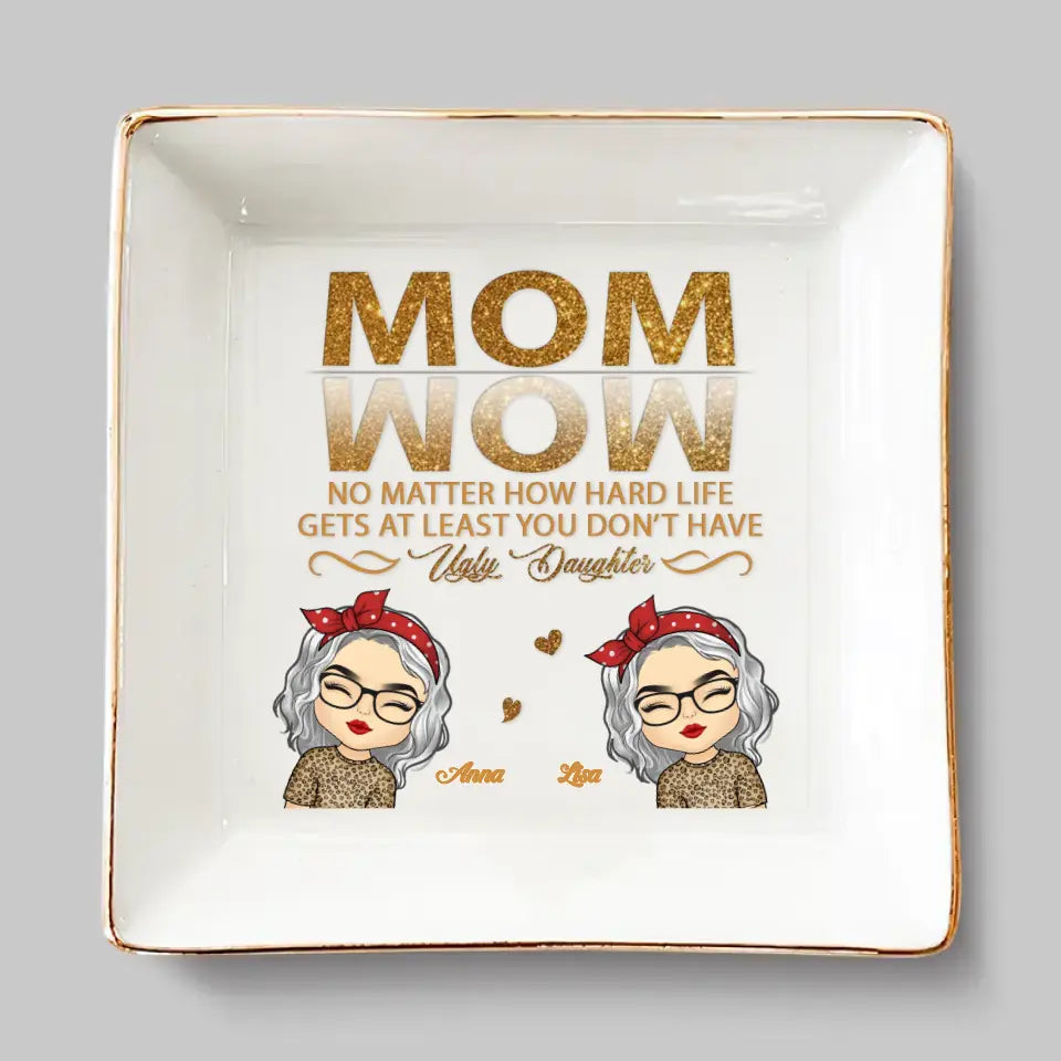 L'amour mère-fille est éternel - Coffret à bijoux personnalisé pour la famille - Cadeau pour maman et fille