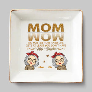 L'amour mère-fille est éternel - Coffret à bijoux personnalisé pour la famille - Cadeau pour maman et fille