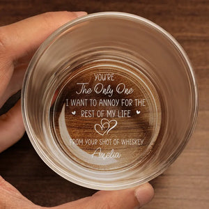 Je suis à toi, aucun retour ni remboursement ! Verre à whisky personnalisé pour couple ! Cadeau pour mari et femme, anniversaire