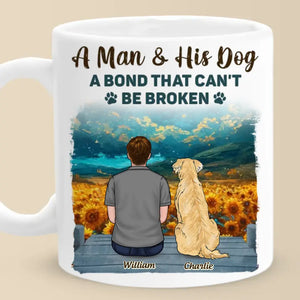 Une connexion durable – Tasse personnalisée commémorative – Cadeau de condoléances pour les propriétaires et les amoureux des animaux
