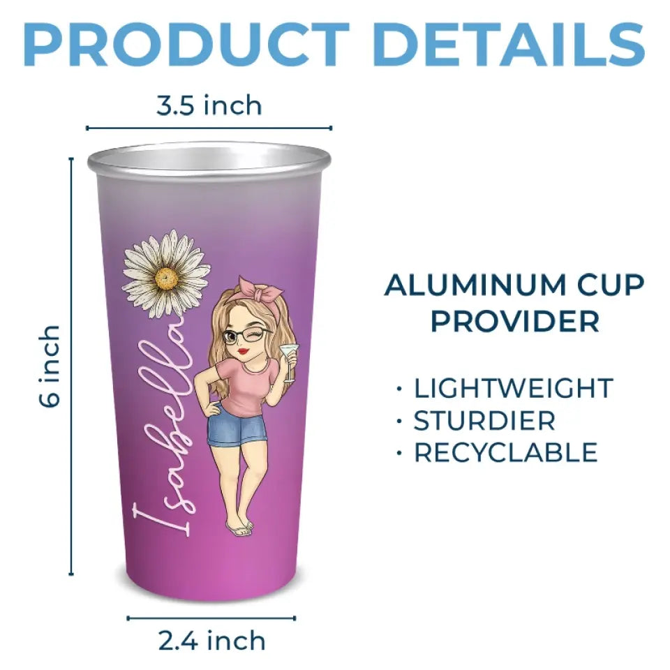 Vous êtes né pour vous démarquer, arrêtez d'essayer de vous intégrer - Tasse personnalisée en aluminium changeant de couleur - Cadeau pour vous-même, vos meilleurs amis, vos meilleures amies, vos sœurs