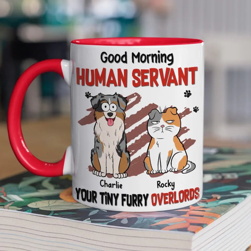 Parfois, le meilleur thérapeute a de la fourrure et quatre pattes - Tasse personnalisée pour chien et chat - Cadeau pour propriétaires et amoureux des animaux
