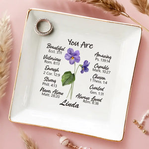 Un ami est comme une fleur - Porte-bijoux personnalisé pour meilleure amie - Cadeau pour meilleures amies, meilleures amies, sœurs