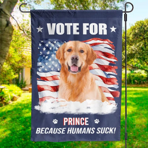 Les discussions photo personnalisées sont économiques, le vote est gratuit ! Drapeau personnalisé pour chien ! Cadeau pour propriétaires et amoureux des animaux
