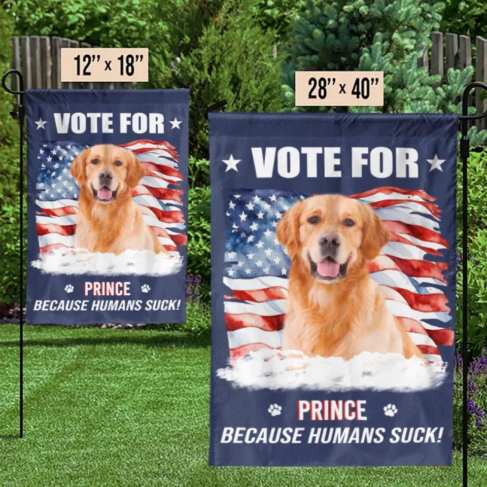 Les discussions photo personnalisées sont économiques, le vote est gratuit ! Drapeau personnalisé pour chien ! Cadeau pour propriétaires et amoureux des animaux