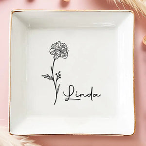 Les meilleures amies s'épanouissent ensemble - Porte-bijoux personnalisé - Cadeau pour meilleures amies, meilleures amies, sœurs