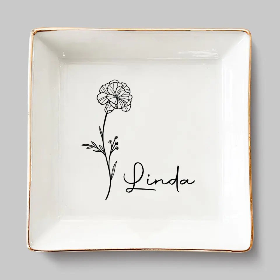 Les meilleures amies s'épanouissent ensemble - Porte-bijoux personnalisé - Cadeau pour meilleures amies, meilleures amies, sœurs