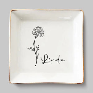 Les meilleures amies s'épanouissent ensemble - Porte-bijoux personnalisé - Cadeau pour meilleures amies, meilleures amies, sœurs