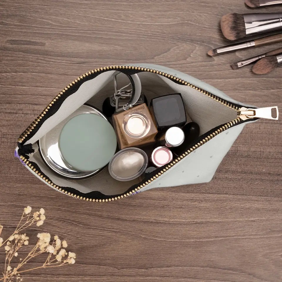 Blooming With Beauty - Trousse de maquillage personnalisée pour meilleure amie - Cadeau de mariage, cadeau de demoiselle d'honneur pour meilleures amies, meilleures amies, sœurs