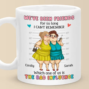 Les meilleurs amis sont là avec vous - Mug personnalisé Bestie - Cadeau pour les meilleures amies, BFF, sœurs
