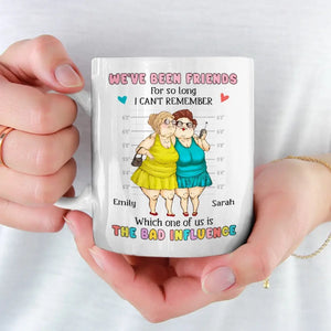 Les meilleurs amis sont là avec vous - Mug personnalisé Bestie - Cadeau pour les meilleures amies, BFF, sœurs