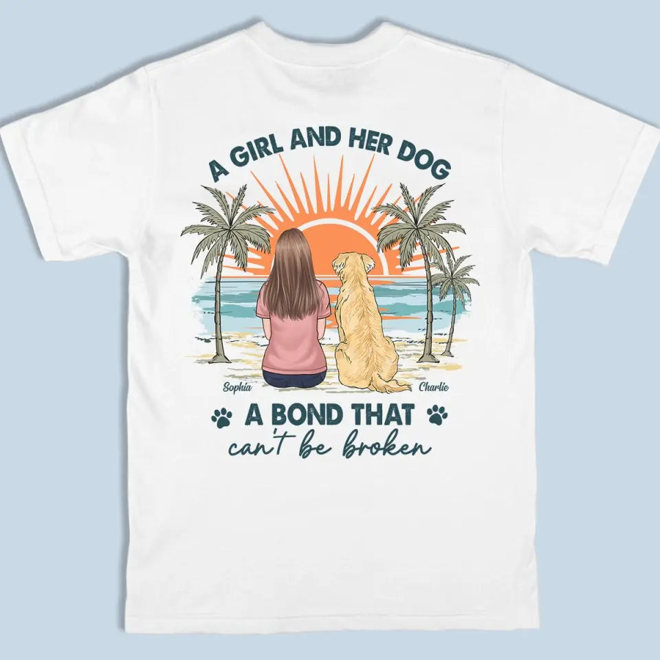 You Had Me At Woof - T-shirt unisexe personnalisé avec imprimé au dos pour chien, sweat à capuche, sweat-shirt - Cadeau pour les propriétaires d'animaux et les amoureux des animaux