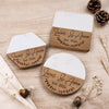 Je t'aime aujourd'hui, demain, pour toujours - Dessous de verre en bois de marbre personnalisé pour couple - Cadeau pour mari et femme, anniversaire