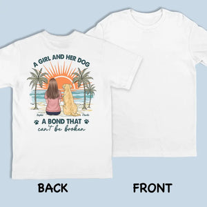 You Had Me At Woof - T-shirt unisexe personnalisé avec imprimé au dos pour chien, sweat à capuche, sweat-shirt - Cadeau pour les propriétaires d'animaux et les amoureux des animaux