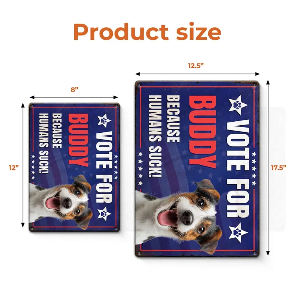 Photo personnalisée « Plus de friandises, moins d'écureuils » – Plaque en métal personnalisée pour chien et chat – Cadeau de pendaison de crémaillère pour propriétaires et amoureux des animaux