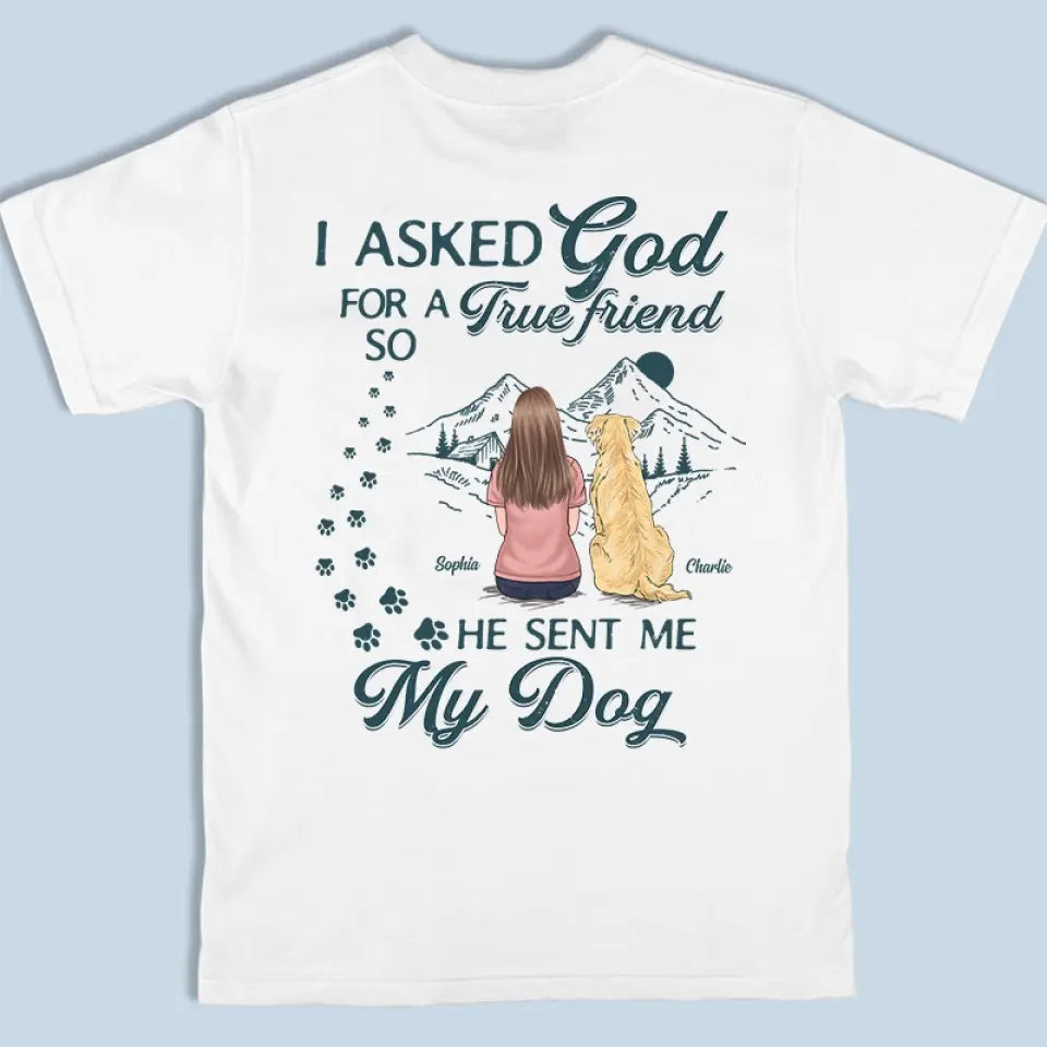 La route vers mon cœur est marquée d'empreintes de pattes - T-shirt, sweat à capuche et sweat-shirt unisexe personnalisé pour chien et chat - Cadeau pour propriétaires et amoureux des animaux