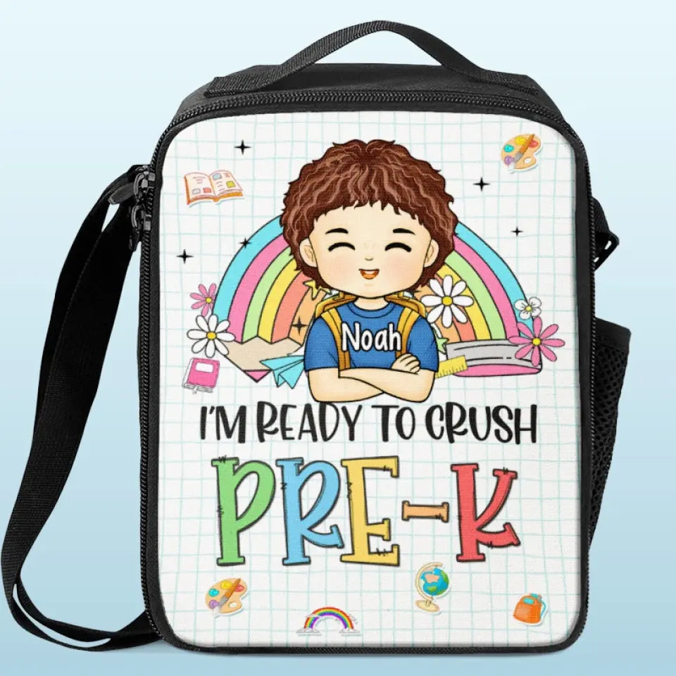 Aujourd'hui est le premier jour du reste de votre vie - Sac à lunch personnalisé - Cadeau de rentrée scolaire pour enfant