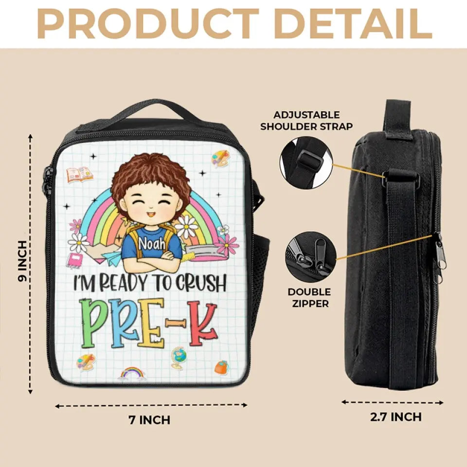 Aujourd'hui est le premier jour du reste de votre vie - Sac à lunch personnalisé - Cadeau de rentrée scolaire pour enfant