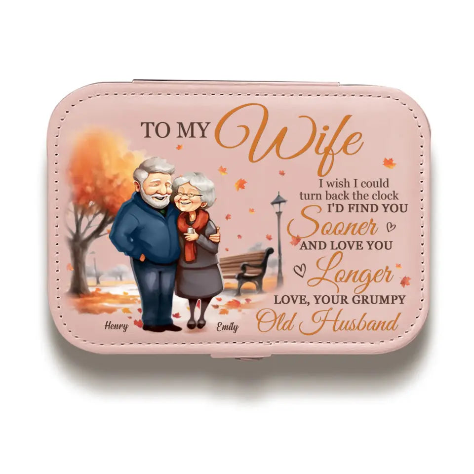 Je veux juste être ton dernier - Coffret à bijoux personnalisé pour couple - Cadeau pour mari et femme, anniversaire