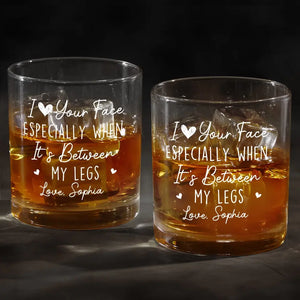 Votre visage est une œuvre d'art - Verre à whisky personnalisé pour couple - Cadeau pour mari et femme, anniversaire