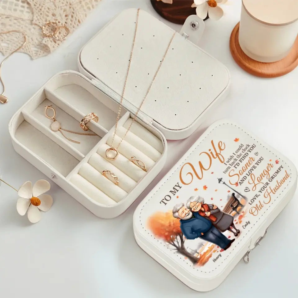 Je veux juste être ton dernier - Coffret à bijoux personnalisé pour couple - Cadeau pour mari et femme, anniversaire