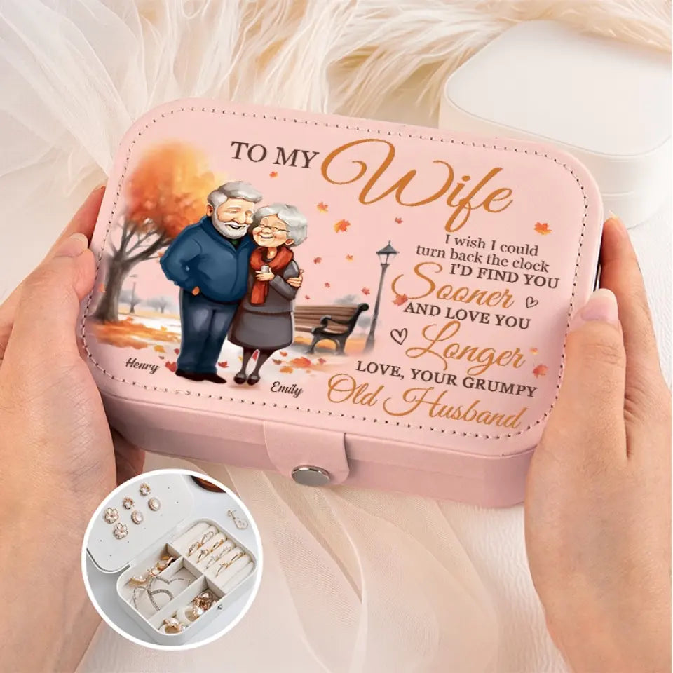 Je veux juste être ton dernier - Coffret à bijoux personnalisé pour couple - Cadeau pour mari et femme, anniversaire