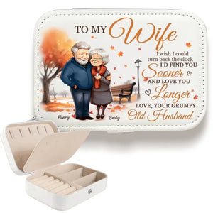 Je veux juste être ton dernier - Coffret à bijoux personnalisé pour couple - Cadeau pour mari et femme, anniversaire