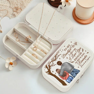 Je ne peux pas dire que je t'aime assez, alors ceci est ton rappel - Coffret à bijoux personnalisé pour couple - Cadeau pour mari et femme, anniversaire