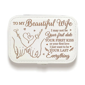 Main dans la main, cœur à cœur – Coffret à bijoux personnalisé pour couple – Cadeau pour mari et femme, anniversaire