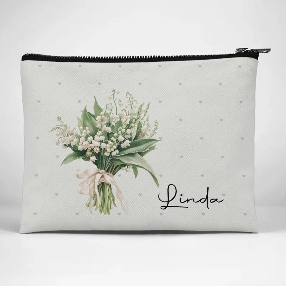 Chaque fleur se déploie à sa propre saison splendide - Trousse de maquillage personnalisée Bestie - Cadeau de mariage, cadeau de demoiselle d'honneur pour meilleures amies, meilleures amies, sœurs