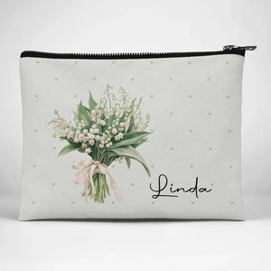 Chaque fleur se déploie à sa propre saison splendide - Trousse de maquillage personnalisée Bestie - Cadeau de mariage, cadeau de demoiselle d'honneur pour meilleures amies, meilleures amies, sœurs
