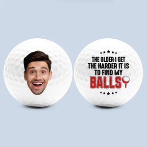 Photo personnalisée « Il faut beaucoup de balles pour jouer comme moi » - Balle de golf personnalisée - Cadeau pour les amateurs de sport et les joueurs de sport