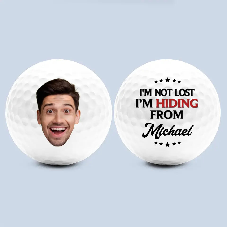 Le golf photo personnalisé est le meilleur plan de retraite ! Balle de golf personnalisée ! Cadeau pour les amateurs de sport et les joueurs.