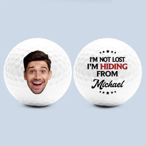 Le golf photo personnalisé est le meilleur plan de retraite ! Balle de golf personnalisée ! Cadeau pour les amateurs de sport et les joueurs.