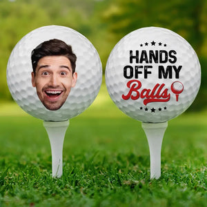 Photo personnalisée : retraité et passionné de swing – Balle de golf personnalisée – Cadeau pour les amateurs de sport et les joueurs de sport