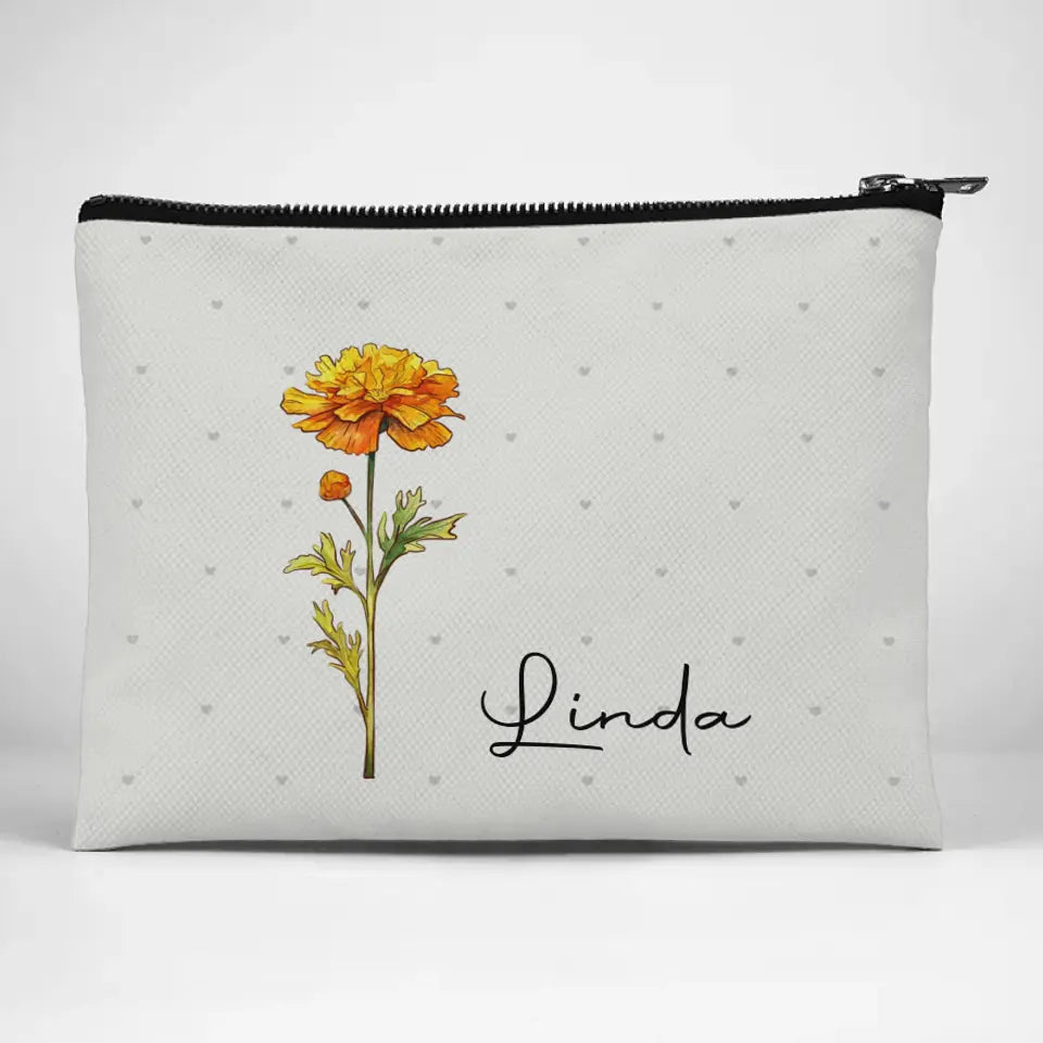 Les pétales se déploient au bon moment - Trousse de maquillage personnalisée pour meilleure amie - Cadeau de mariage, cadeau de demoiselle d'honneur pour meilleures amies, meilleures amies, sœurs