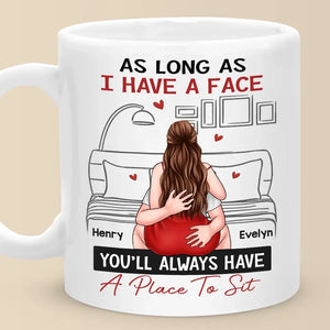 Deux cœurs, un lien éternel - Tasse personnalisée pour couple - Cadeau pour mari et femme, anniversaire