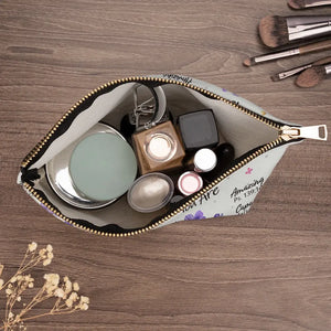 Chaque bourgeon éclate dans sa gloire prédestinée - Trousse de maquillage personnalisée Bestie - Cadeau de mariage, cadeau de demoiselle d'honneur pour meilleures amies, BFF, sœurs