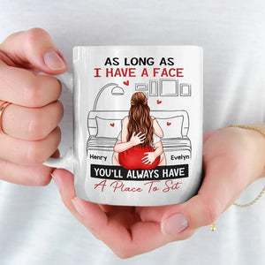 Deux cœurs, un lien éternel - Tasse personnalisée pour couple - Cadeau pour mari et femme, anniversaire