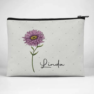 La véritable amitié est une plante à croissance lente - Trousse de maquillage personnalisée Bestie - Cadeau pour meilleures amies, meilleures amies, sœurs