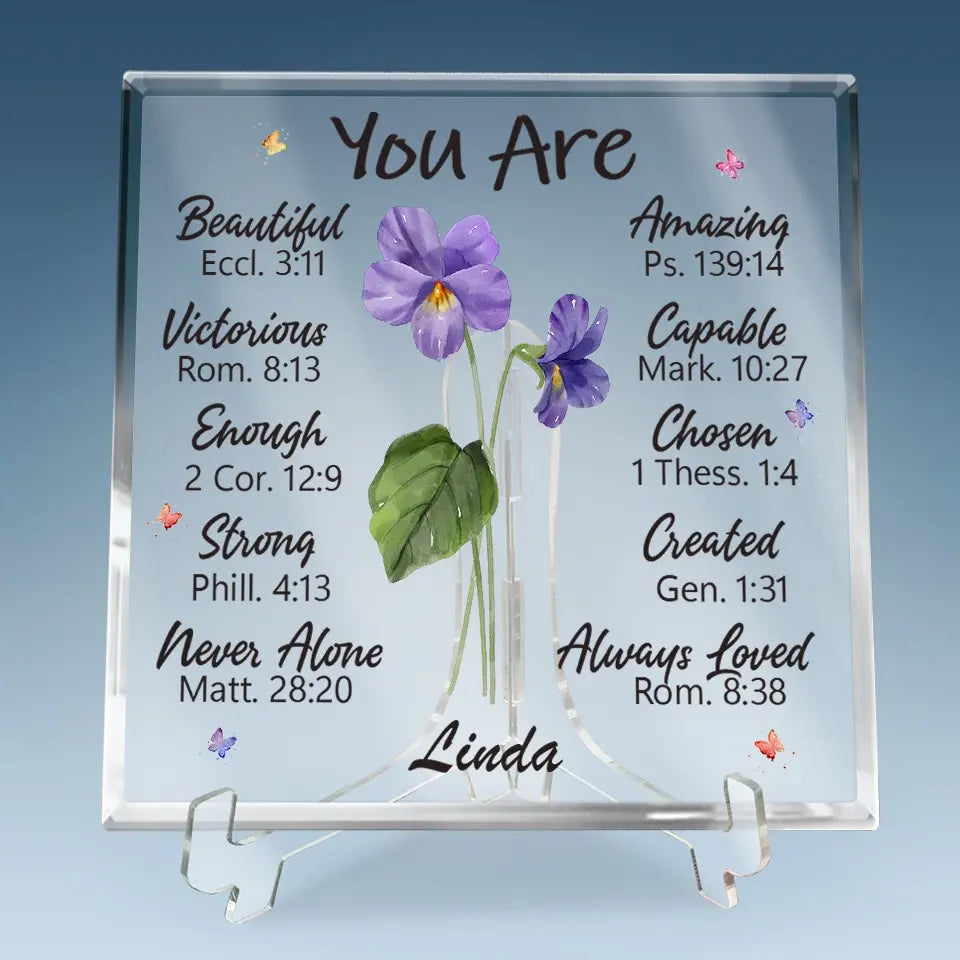 Célébrez la fraternité avec ce cadeau spécial - Plaque acrylique carrée personnalisée Bestie - Cadeau de mariage, cadeau de demoiselle d'honneur pour meilleures amies, meilleures amies, sœurs