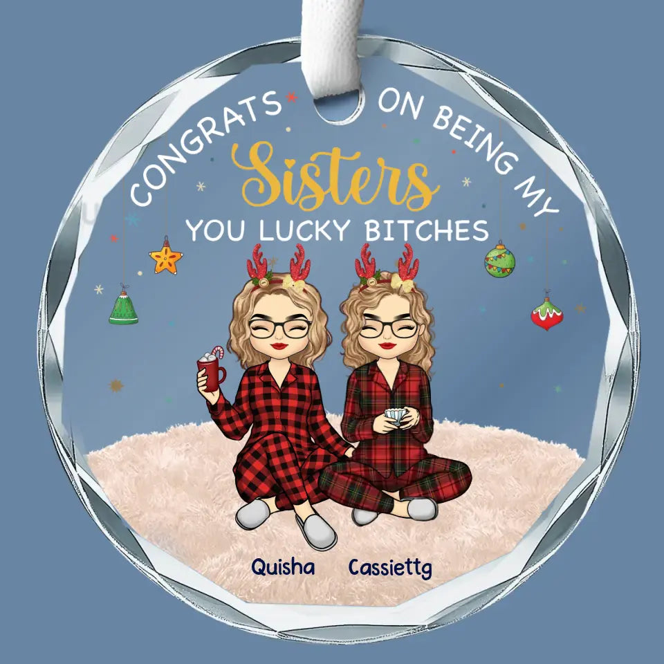Chaque saison est notre saison - Ornement en verre personnalisé pour meilleure amie - Cadeau de Noël pour meilleures amies, meilleures amies, sœurs