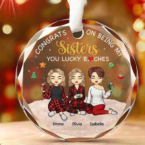 Chaque saison est notre saison - Ornement en verre personnalisé pour meilleure amie - Cadeau de Noël pour meilleures amies, meilleures amies, sœurs