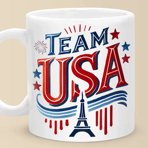 Tasse « J'ai battu les gens » - Vacances olympiques, cadeau pour les membres de la famille et les meilleurs amis