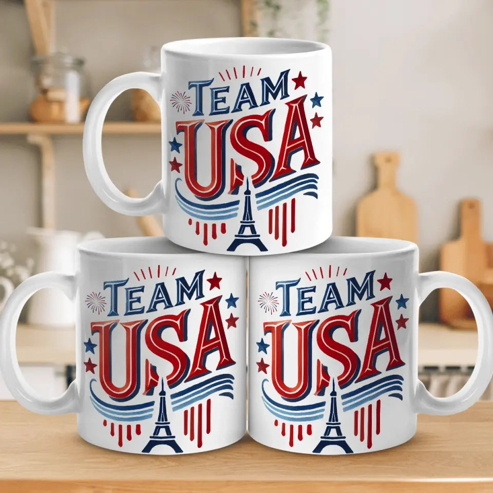 Tasse « J'ai battu les gens » - Vacances olympiques, cadeau pour les membres de la famille et les meilleurs amis