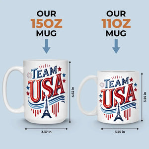Tasse « J'ai battu les gens » - Vacances olympiques, cadeau pour les membres de la famille et les meilleurs amis