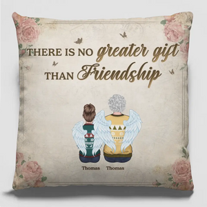 La seule façon d'avoir un ami est d'en être un - Coussin personnalisé Bestie - Cadeau de Noël pour les meilleures amies, BFF, sœurs